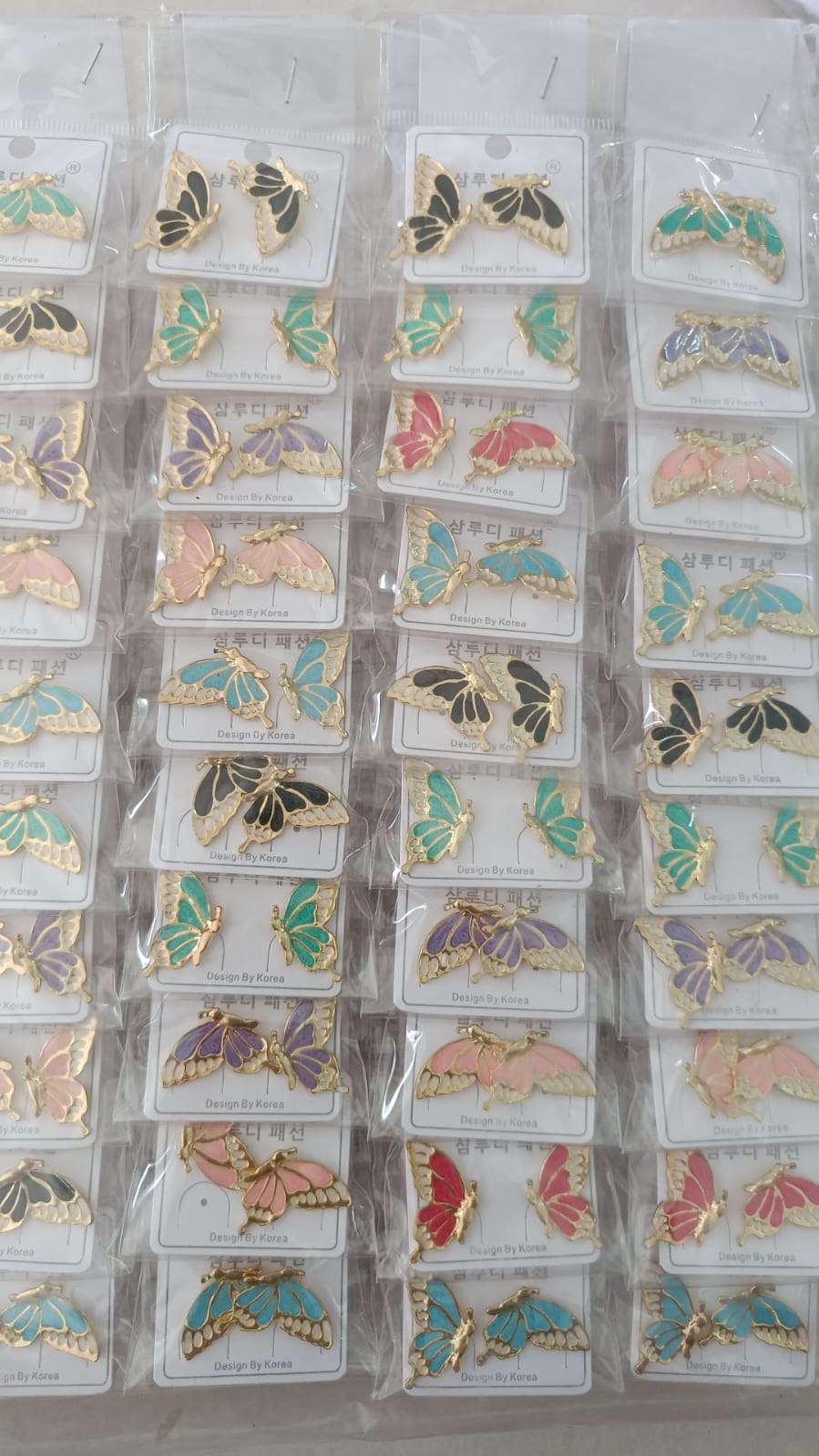 Korean Design Half Butterfly Stud Earring