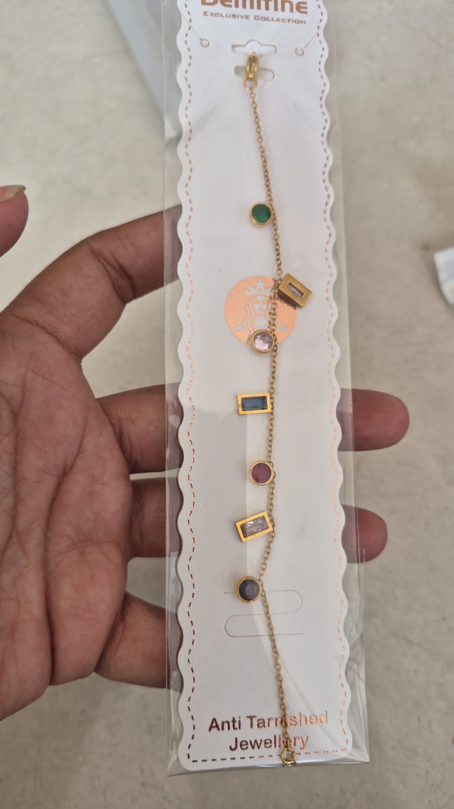 Anti tarnish chain bracelet