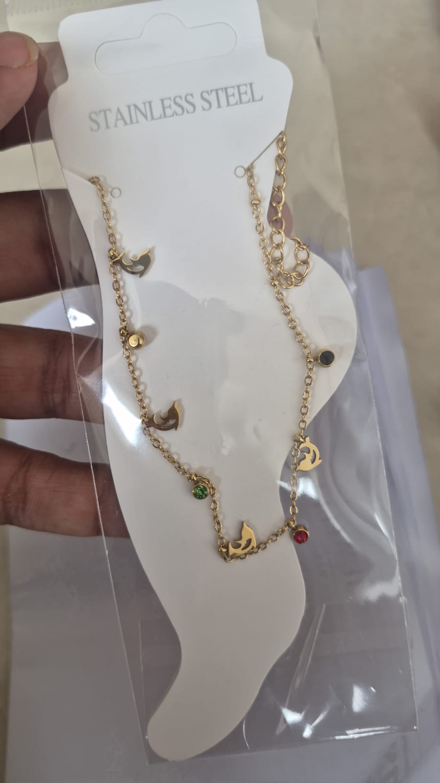 Anti Tarnish One Side Wear Anklet