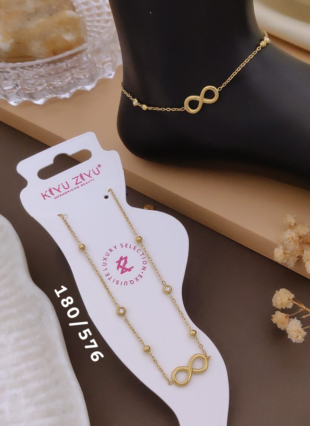 Anti tarnish anklet