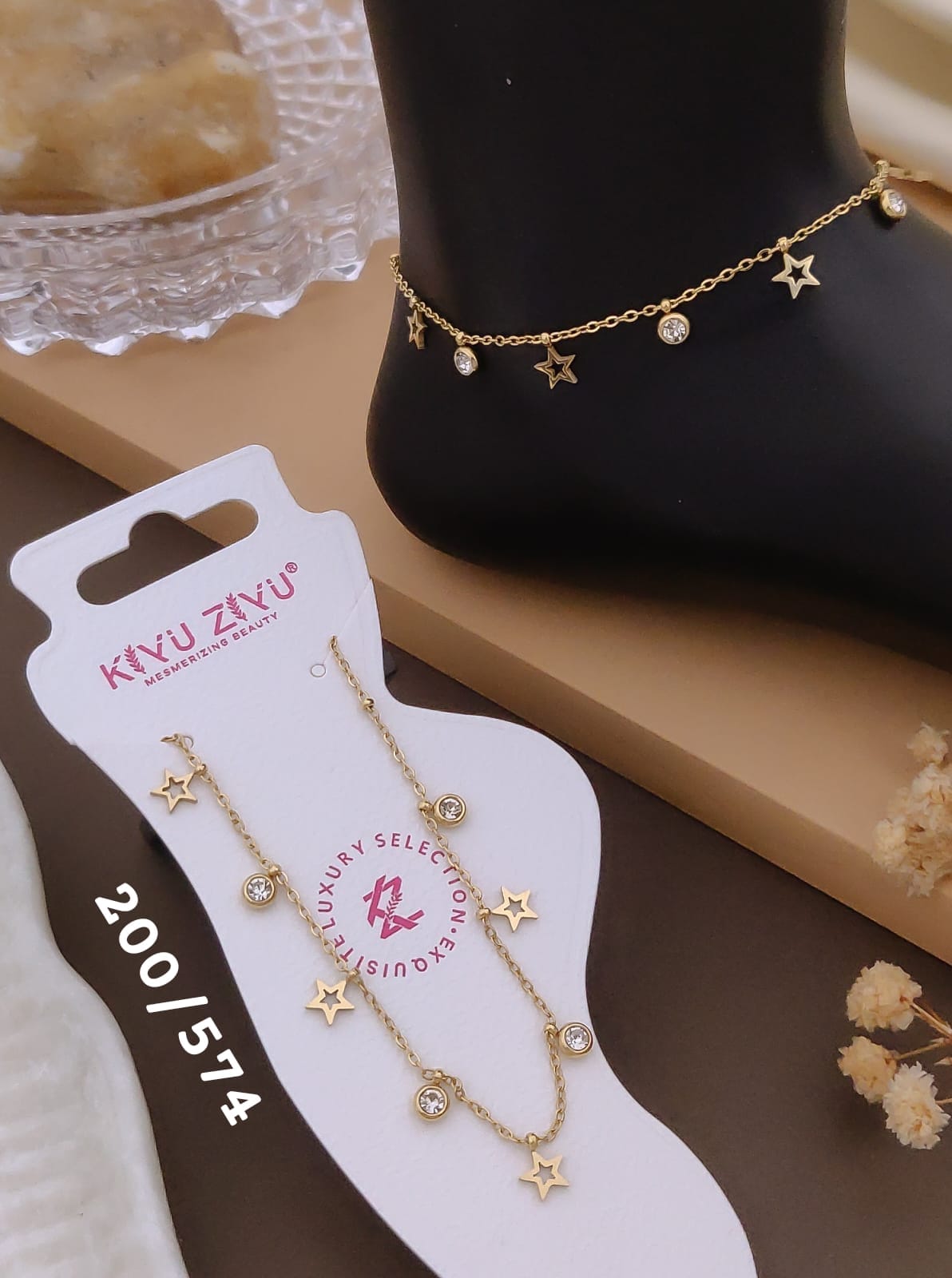 Anti tarnish anklet