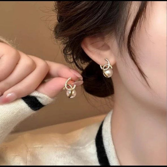 Korean Fashion Pearl Earrings