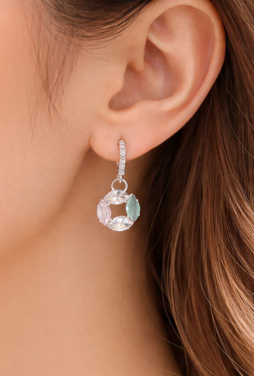 Korean Style Crystal Drop Stud Earring