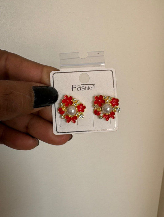 Trendy Korean Flower Earring