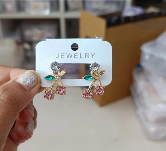 Korean Leaf Design Earring