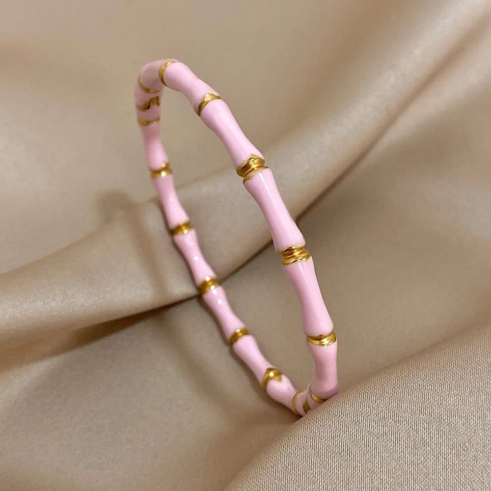 Anti Tarnish Minakari Bamboo Kada for Women