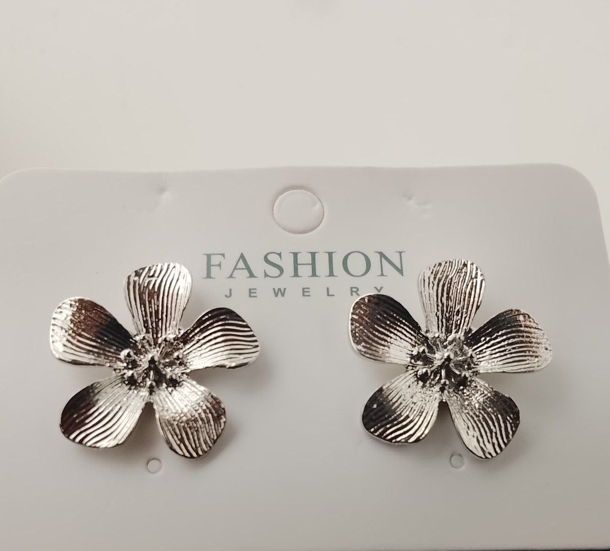 Korean Flower Stud Earring
