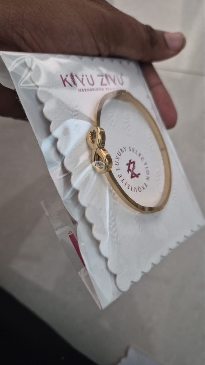 Kiyu Ziyu Anti Tarnish Infinity Love Kada