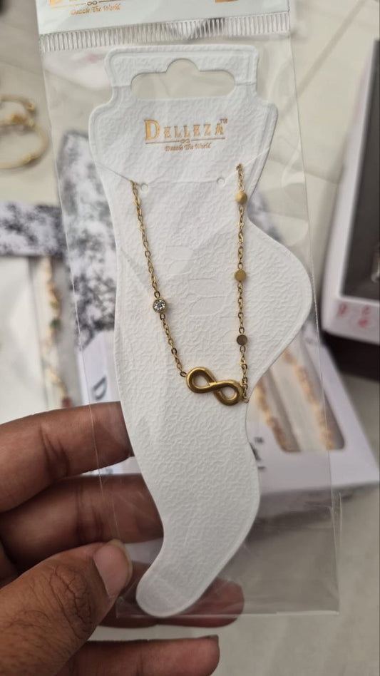 Anti-Tarnish Gold Plated Anklet For women 1 pcs