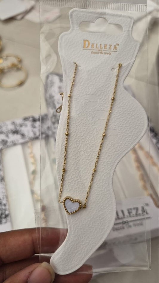Anti-Tarnish gold plated anklet for women 1 pcs