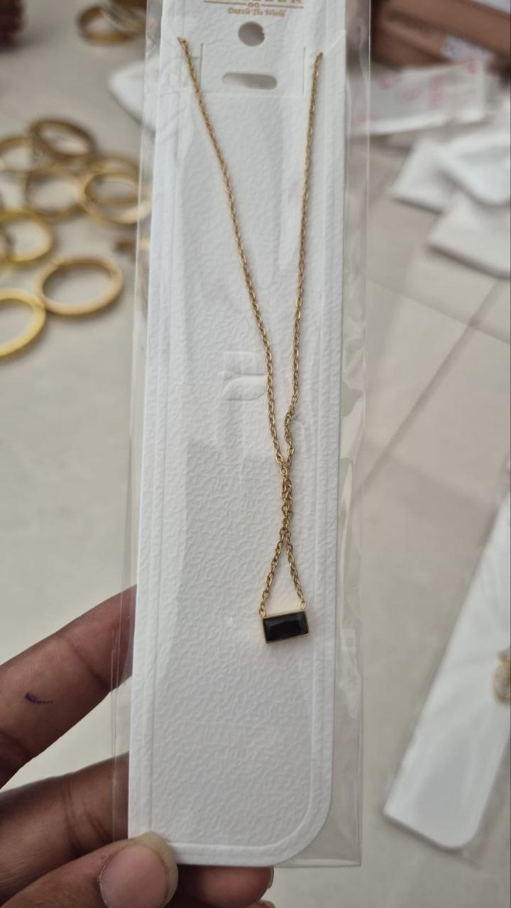Anti-Tarnish gold plated necklace for women