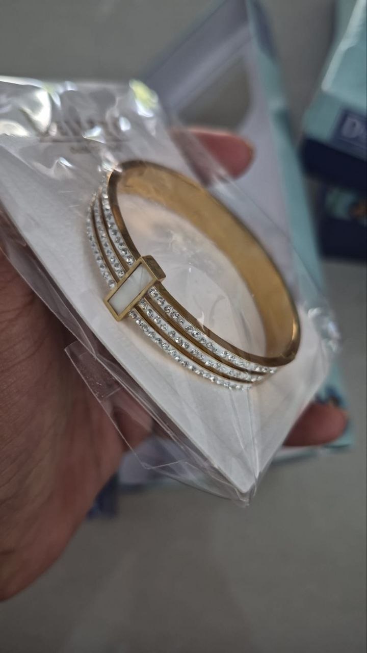 Luxury Anti Tarnish Crystal Line Bracelet Baby Size