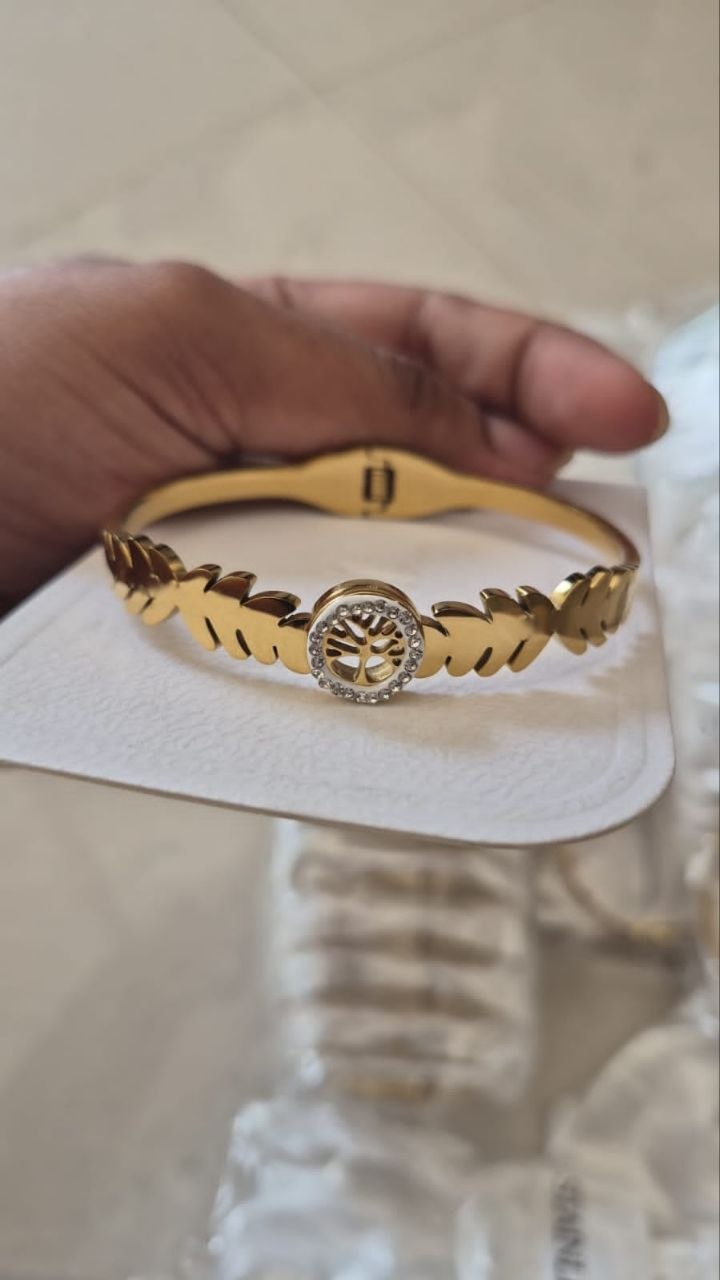 Anti Tarnish Golden Tree of Life Bracelet