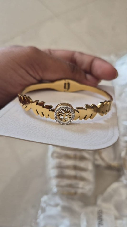 Anti Tarnish Golden Tree of Life Bracelet