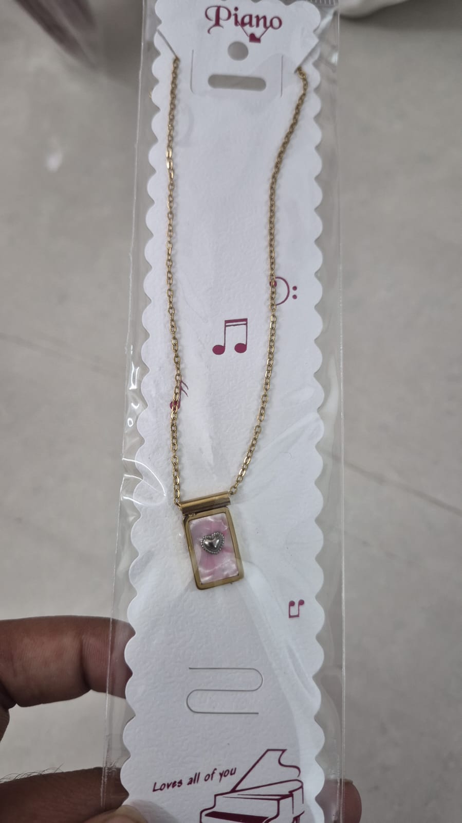 Anti tarnished necklace