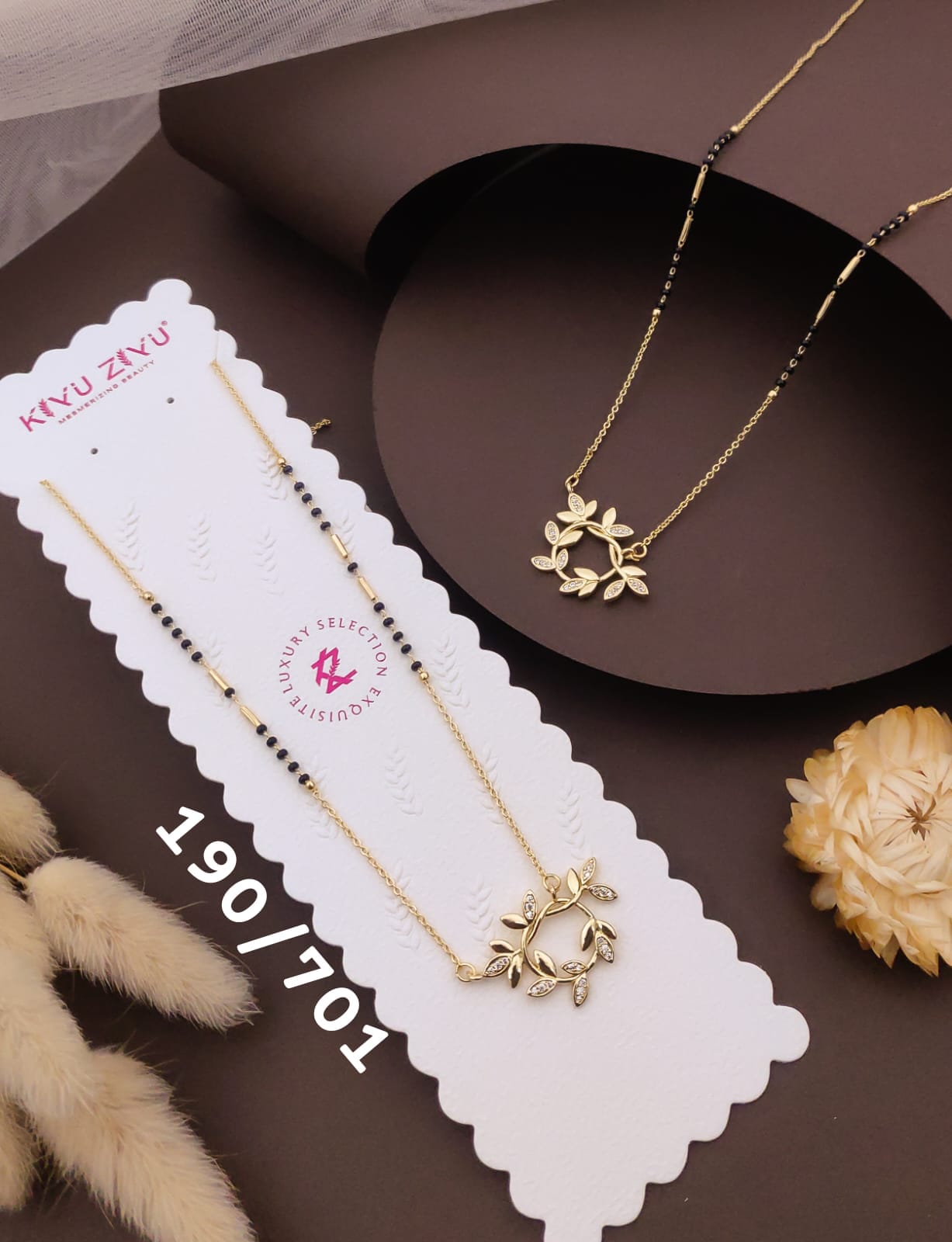 Kiyu ziyu mangalsutra only pendant anti tarnished
