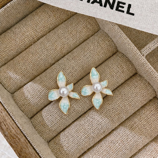 Korean Flower Earring