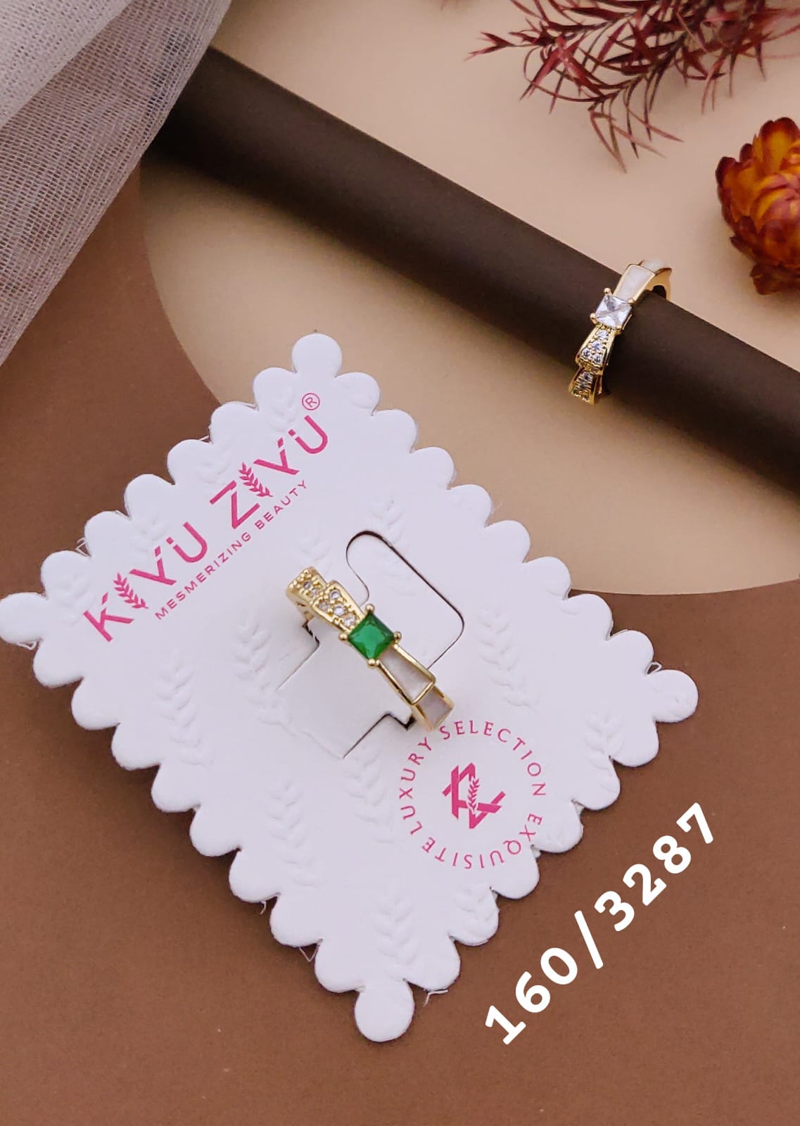 Kiyu ziyu anti tarnished adjustable ring