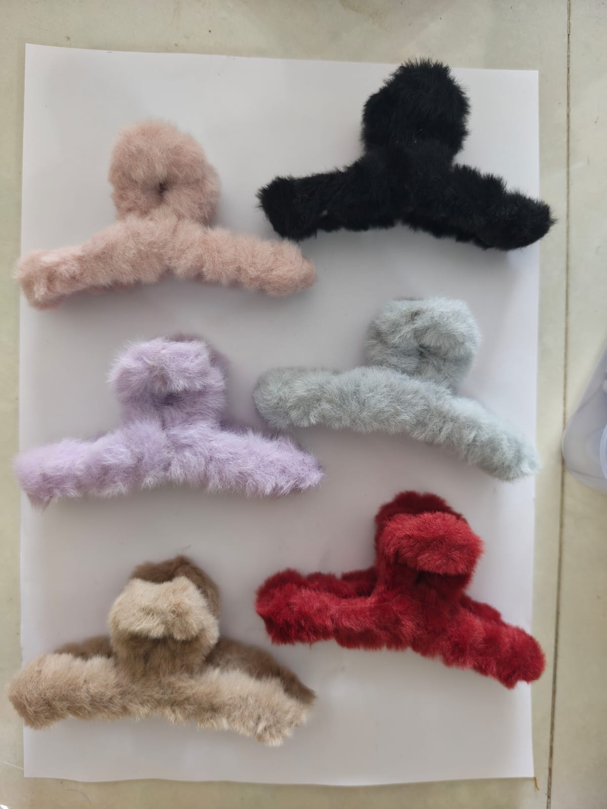 Fluffy claws set of 6 pcs