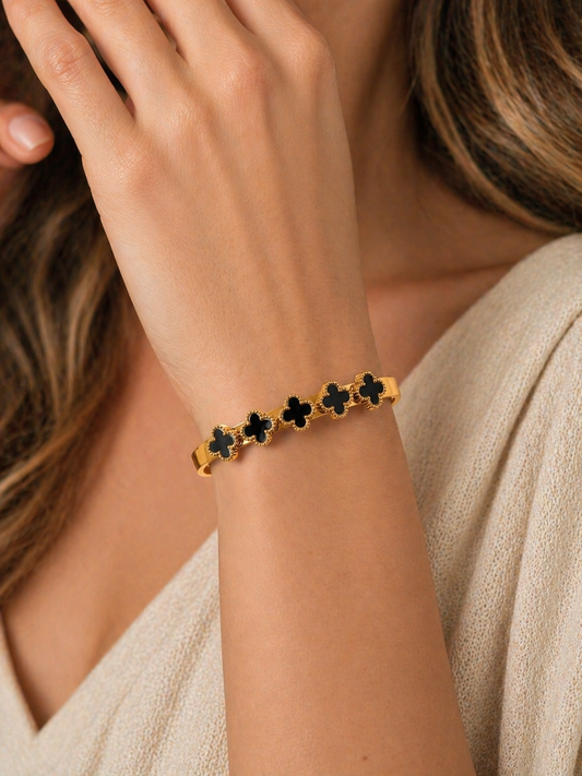 Anti Tarnish Clover Bracelet