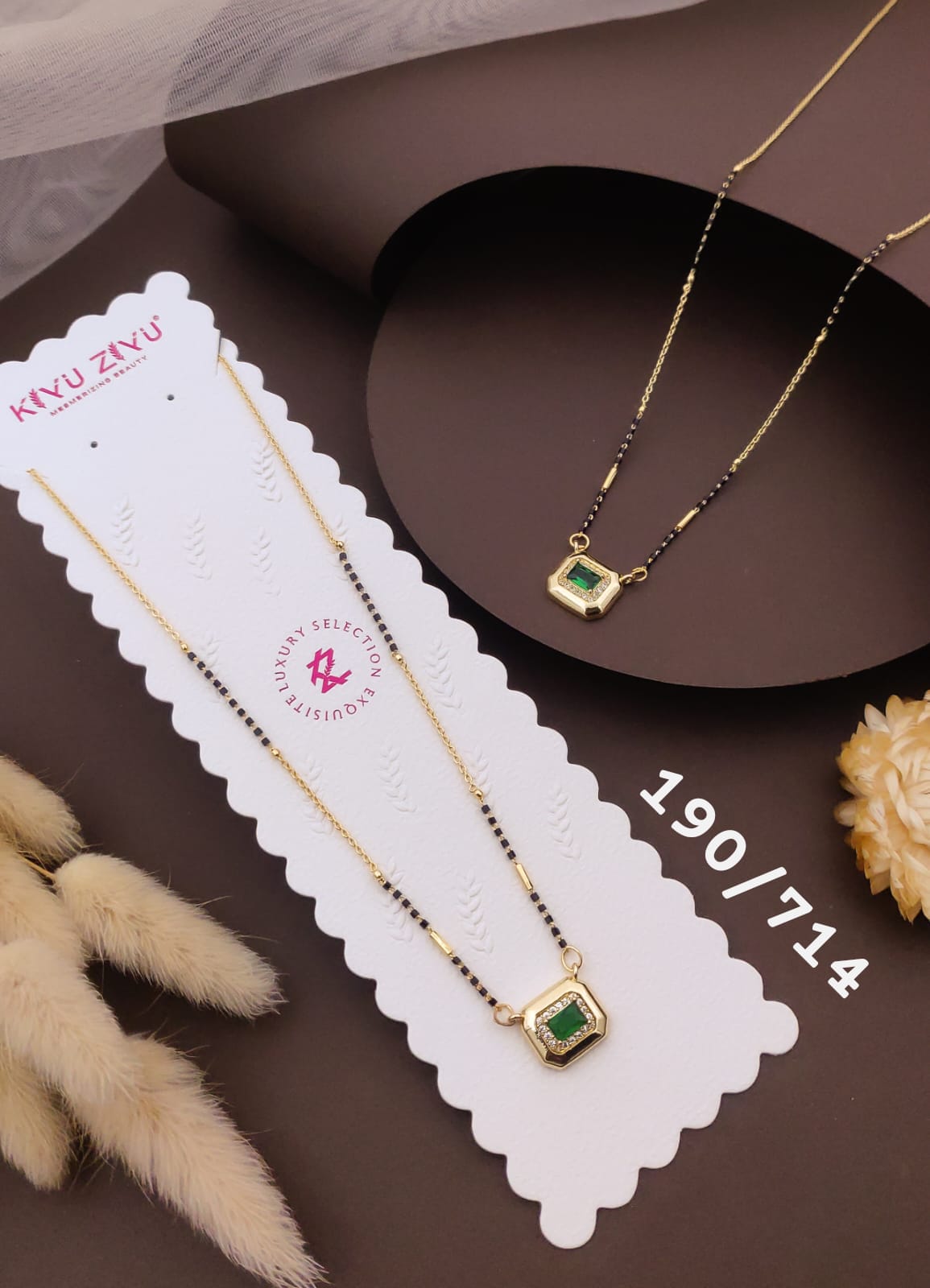 Kiyu ziyu mangalsutra only pendant anti tarnished