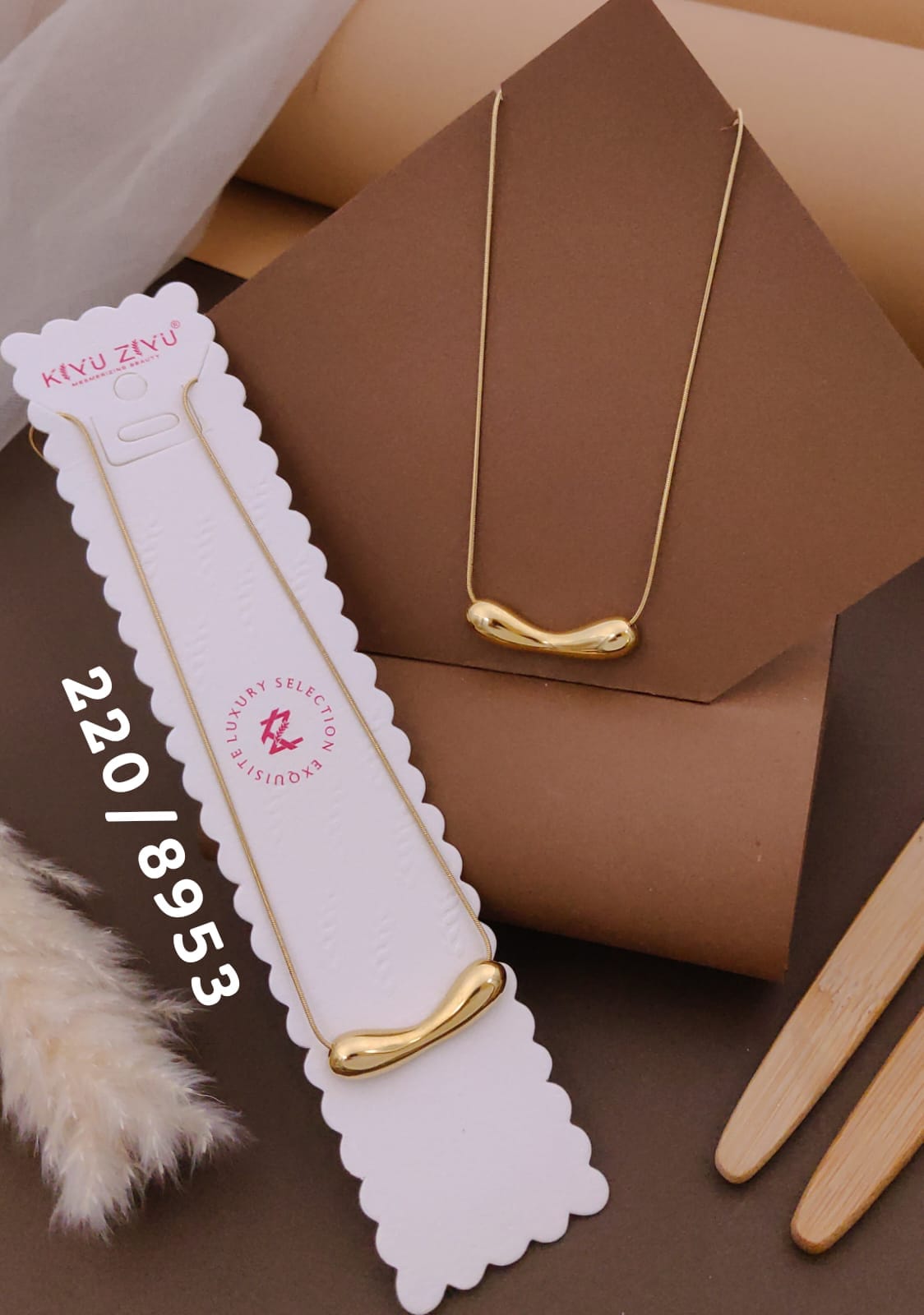 Kiyu ziyu anti tarnished necklace