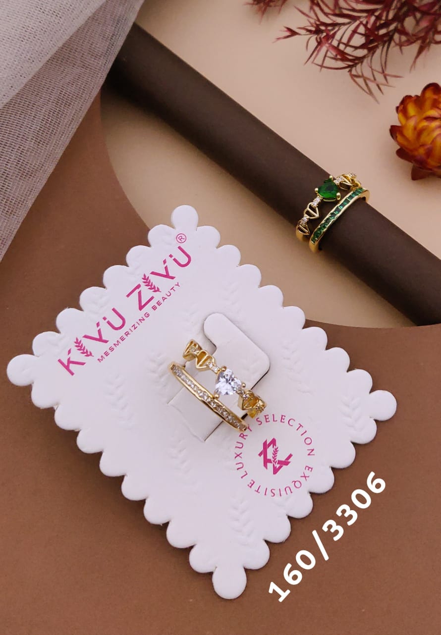 Kiyu ziyu anti tarnished adjustable ring