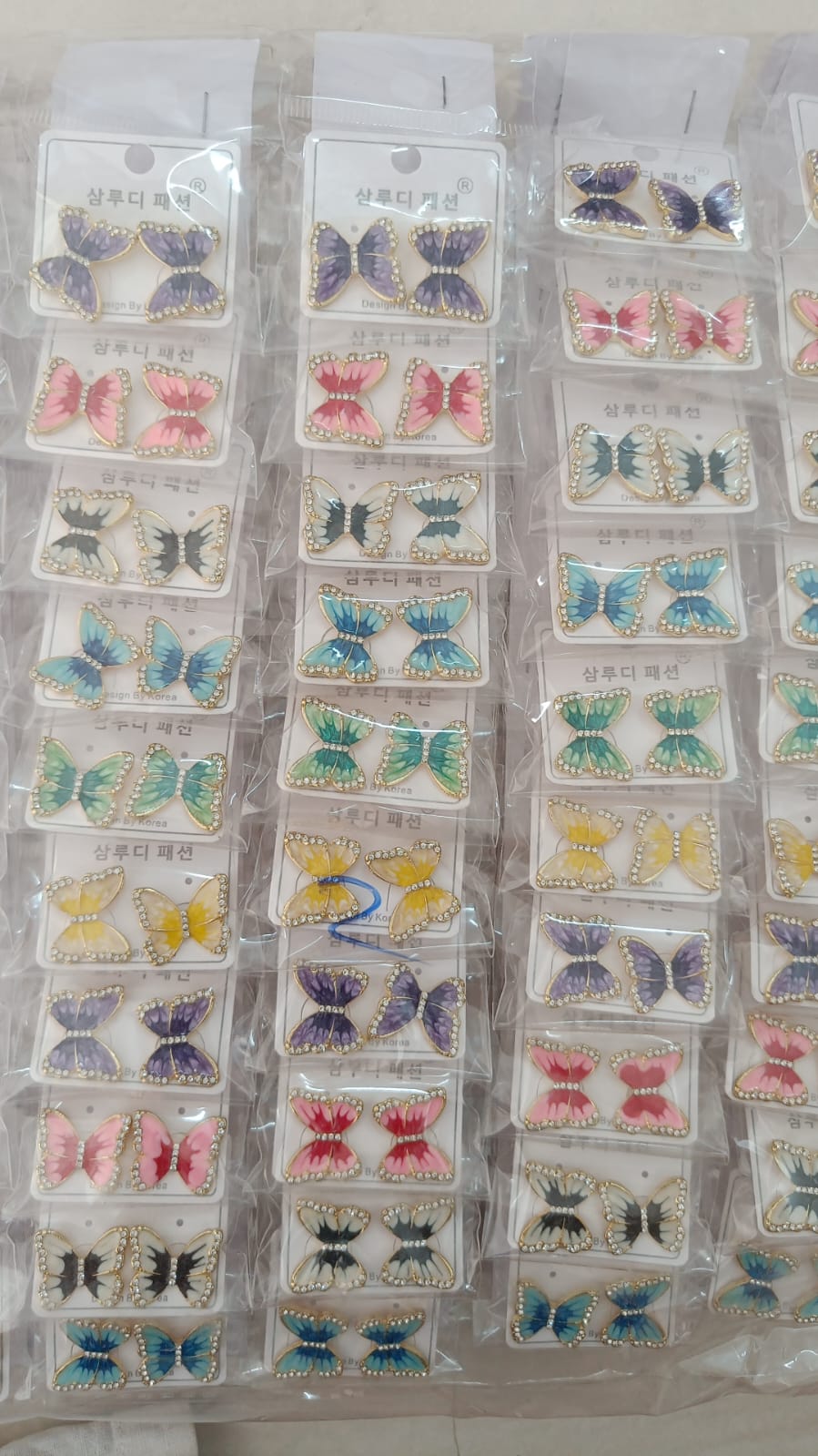 Korean Design Cute Colour butterfly Earring