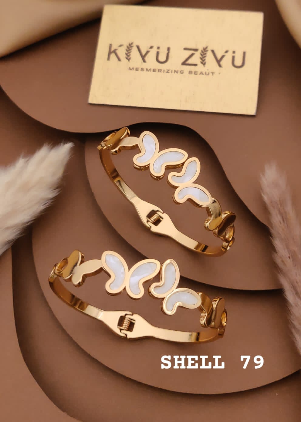 Anti Tarnish White Butterfly Bracelet