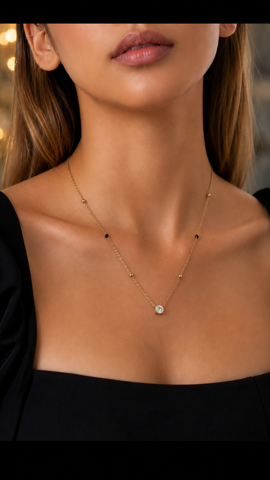 Anti Tarnish Stylish Solitaire Mangalsutra