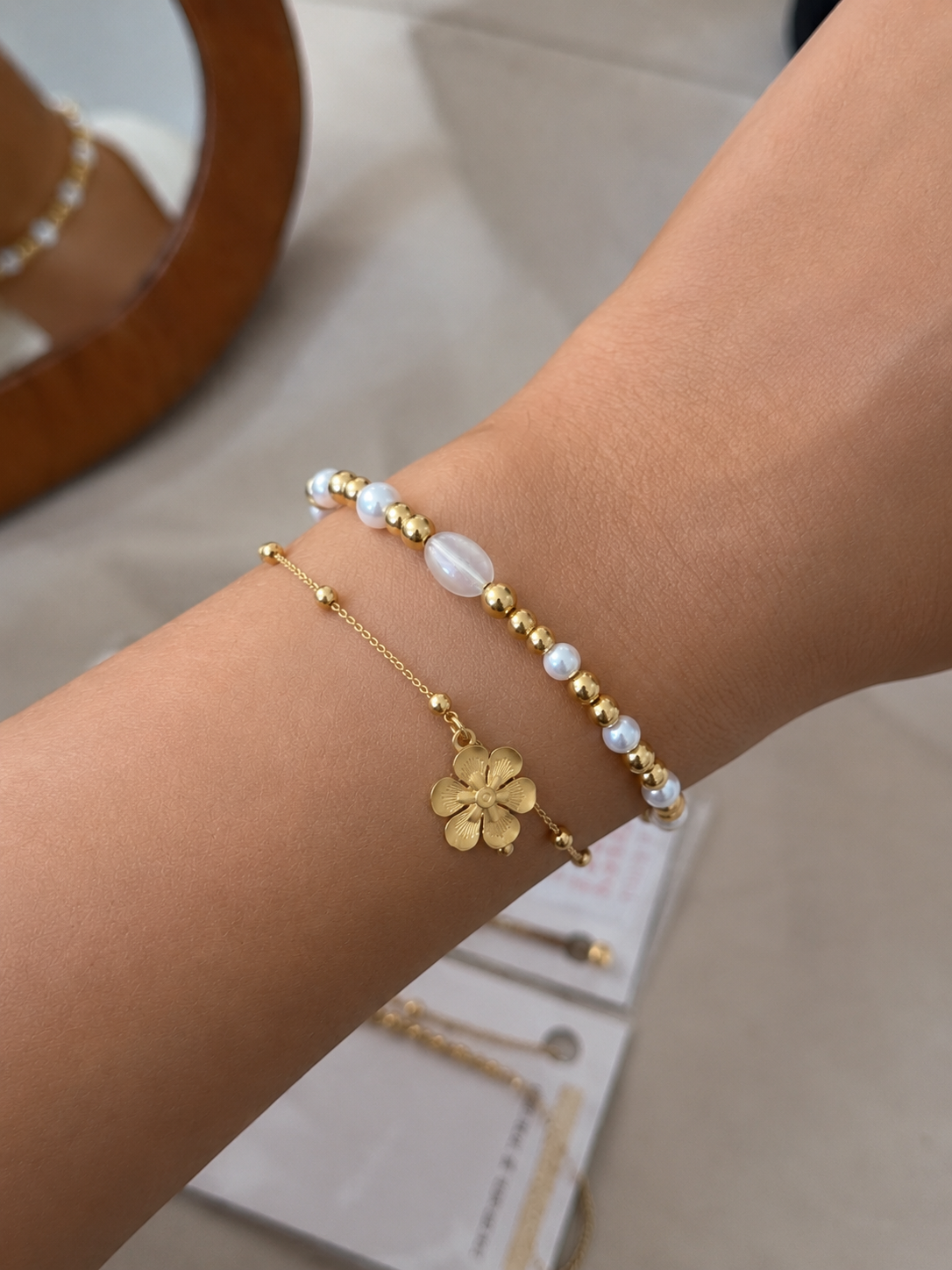 Anti tarnish chain bracelet