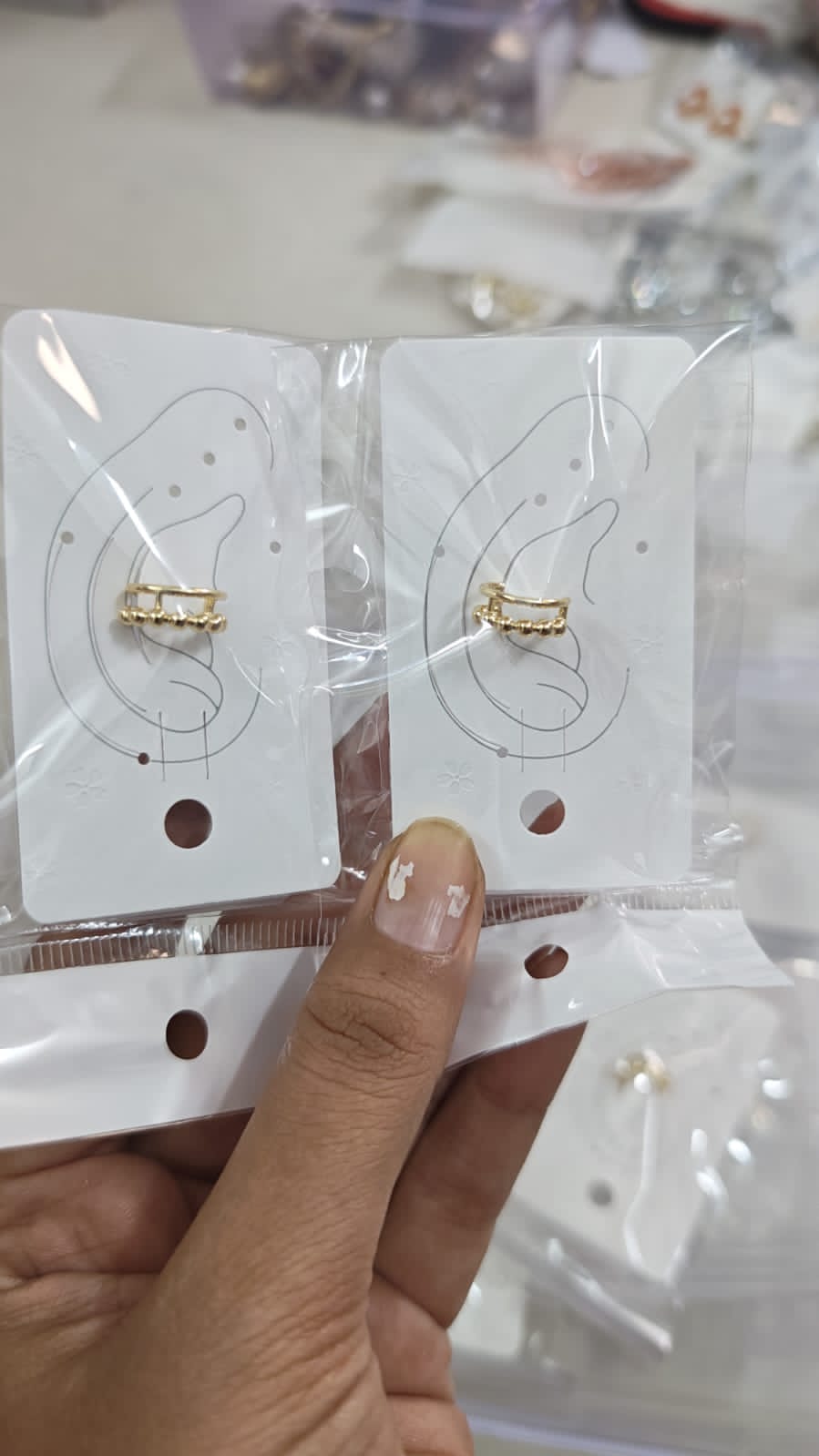 Korean Fashion Set of 2 Ear cuff