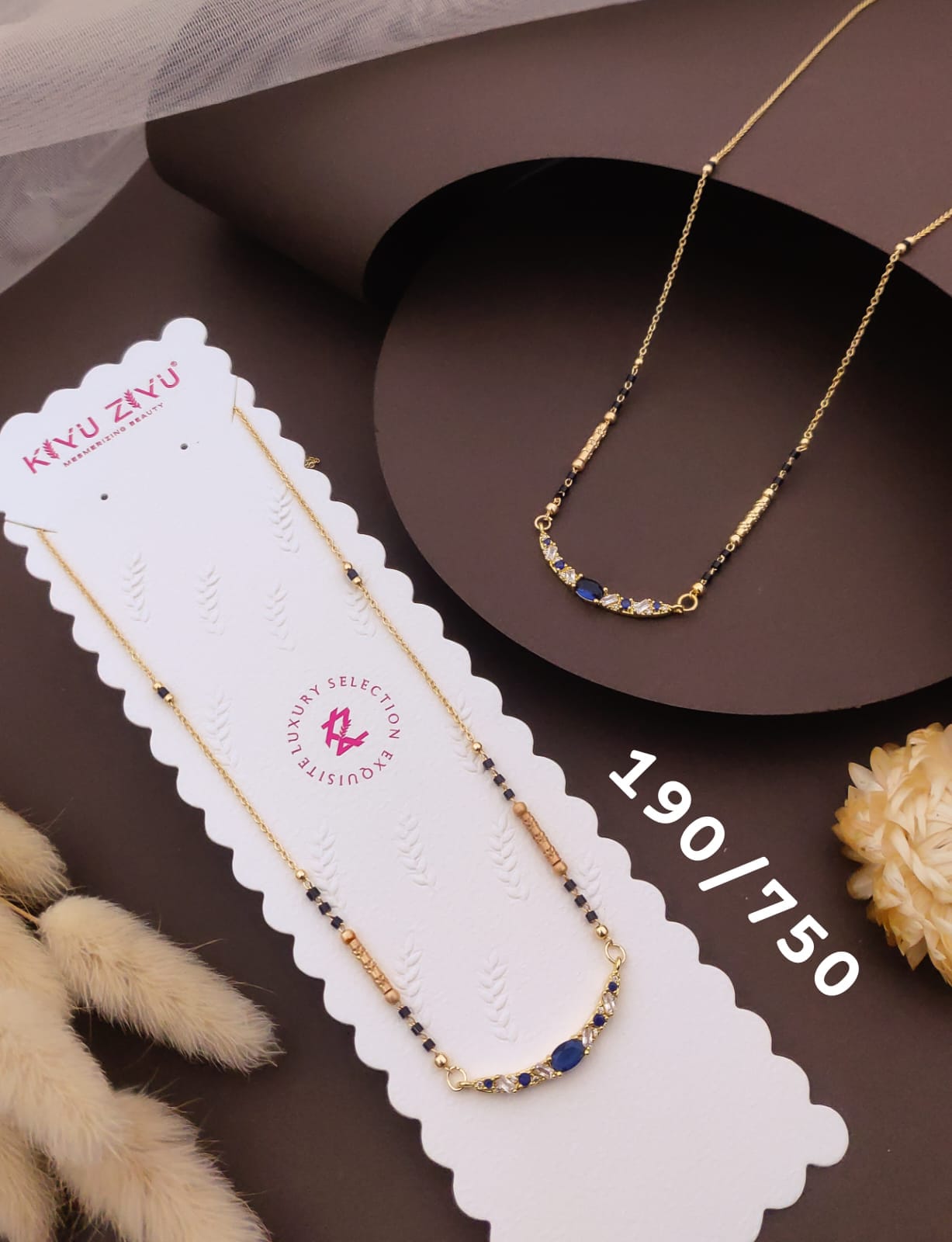 Kiyu ziyu mangalsutra only pendant anti tarnished