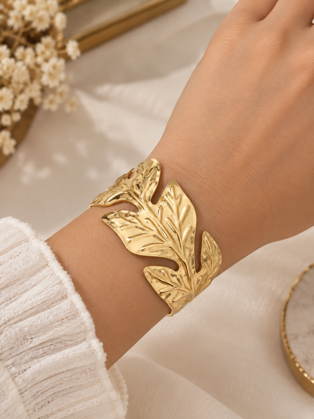 Anti tarnish Adjustable Golden Kada