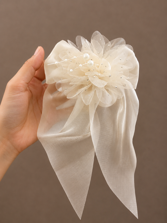 Premium satin bow pin set of 6 pcs