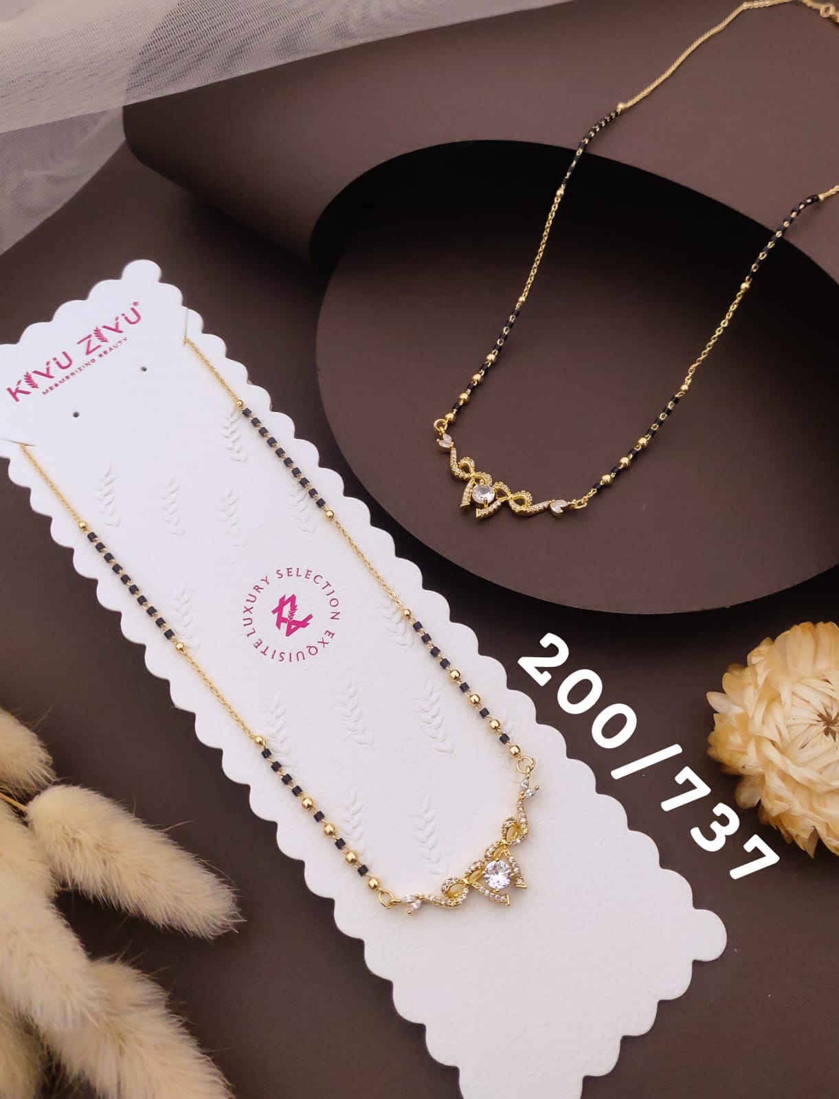 Kiyu ziyu mangalsutra only pendant anti tarnished