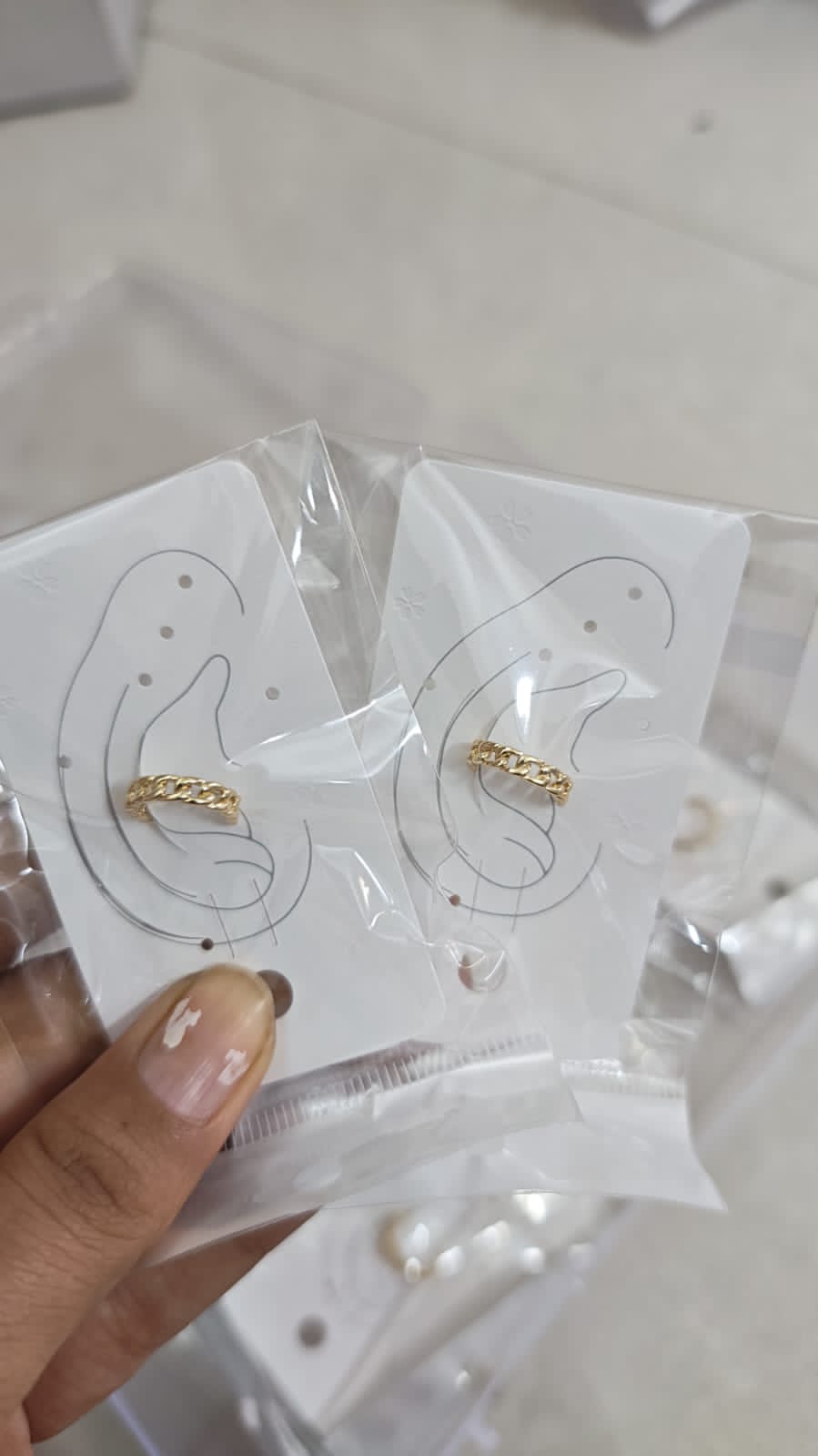 Korean Fashion Set of 2 Ear cuff