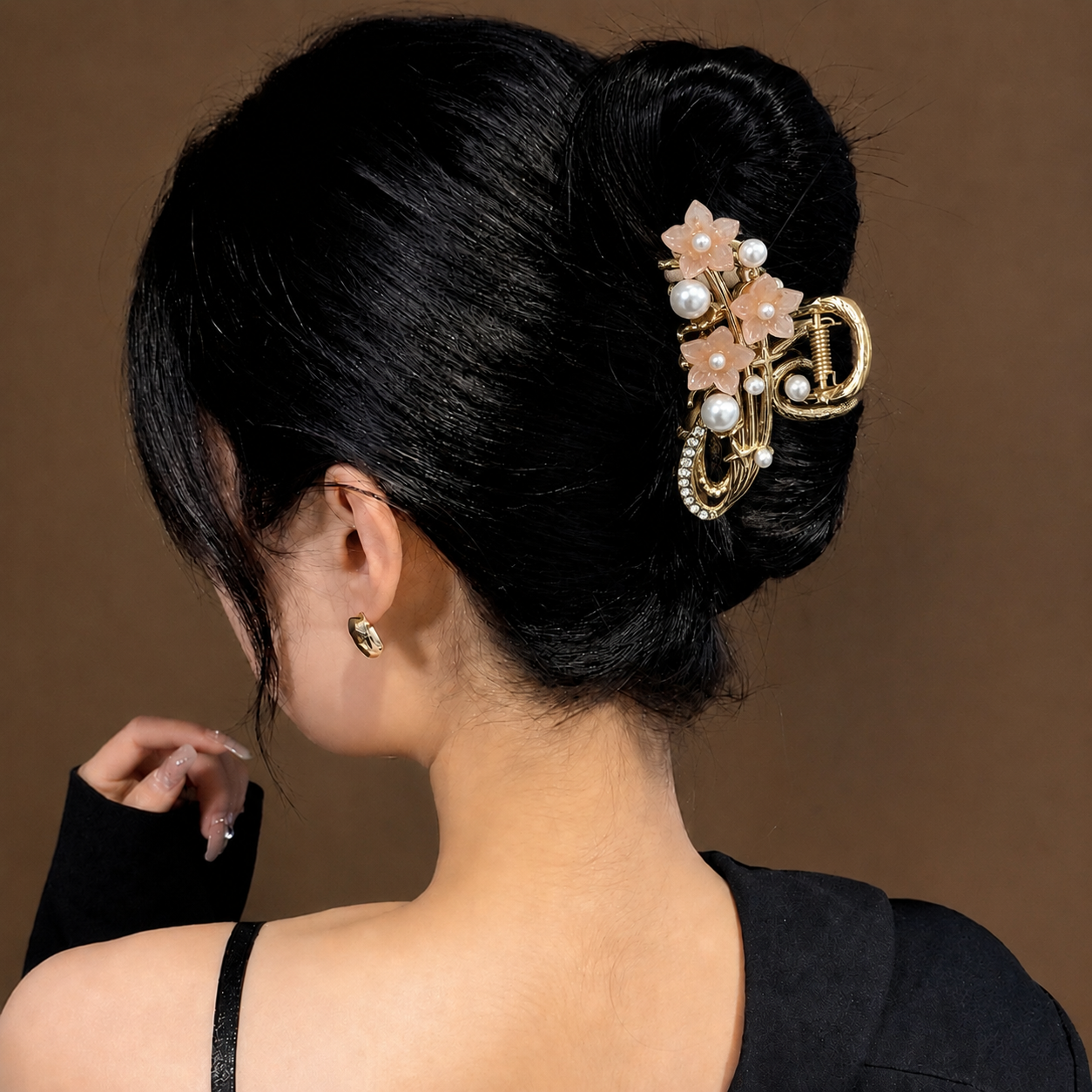 Korean metal hair claw