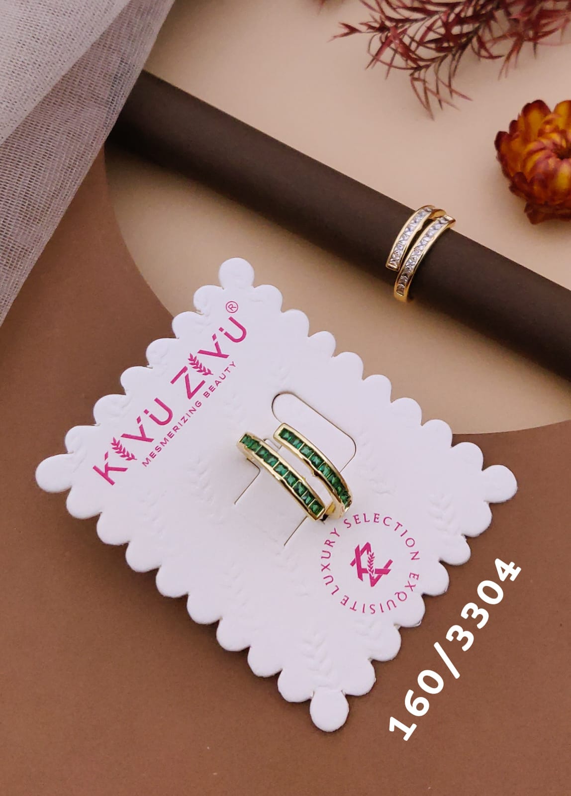 Kiyu ziyu anti tarnished adjustable ring
