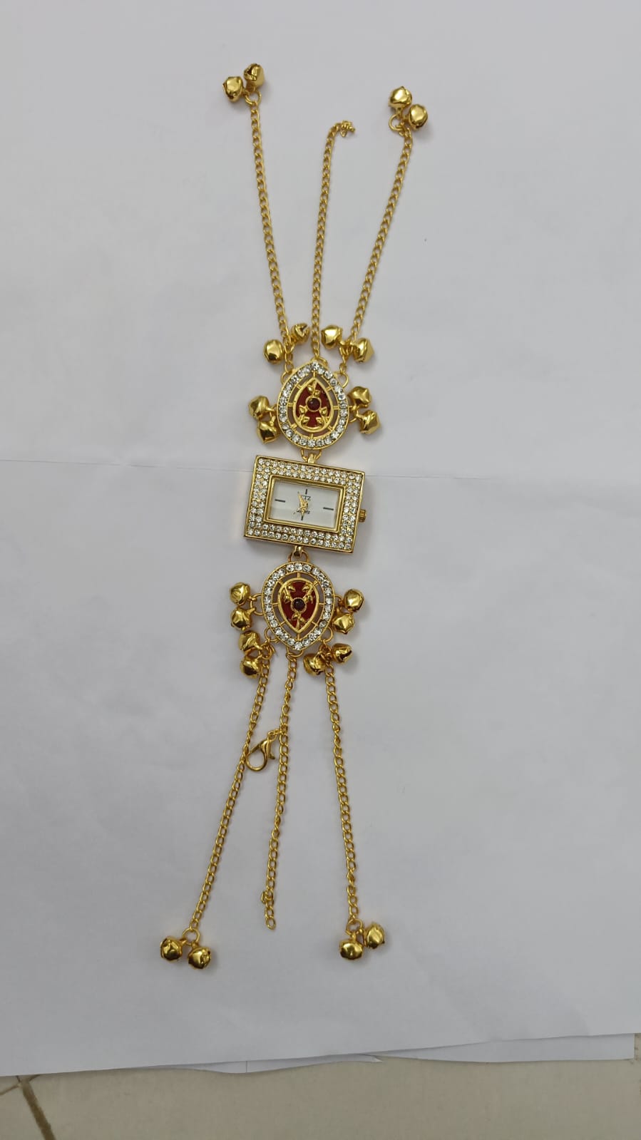 Traditional Kashmiri Watch rectangle Dial
