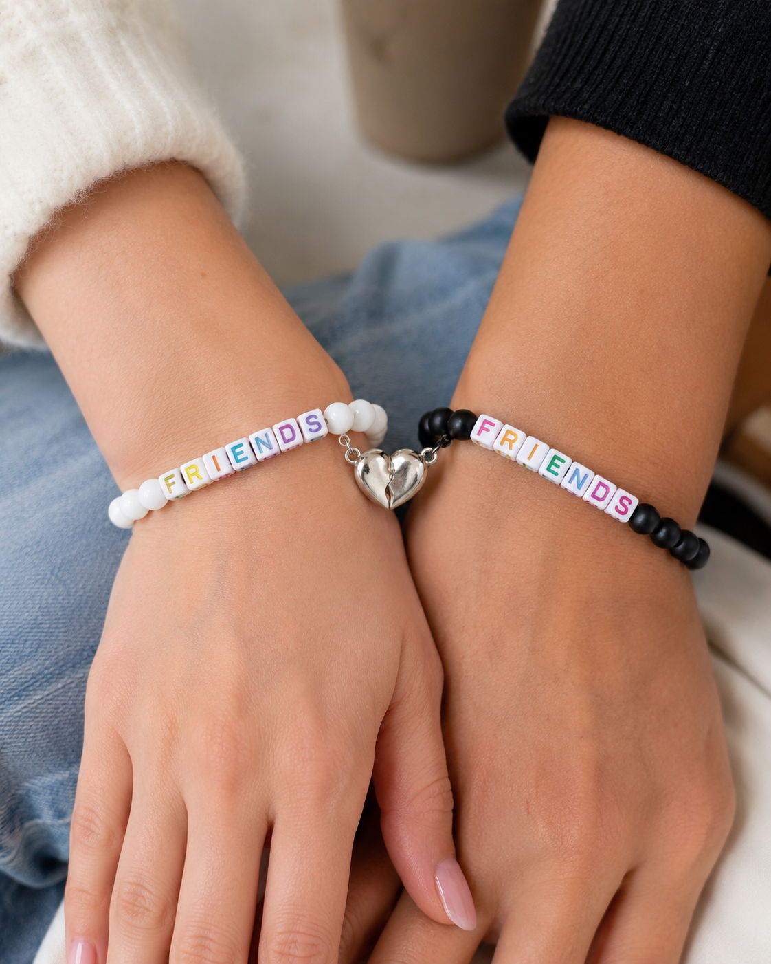 Magnetic friendship belt and couple bracelet