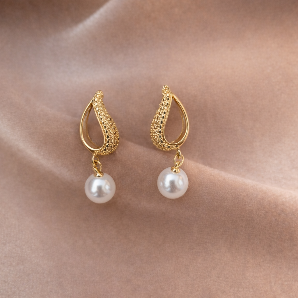 Pearl Drop Earrings For Women