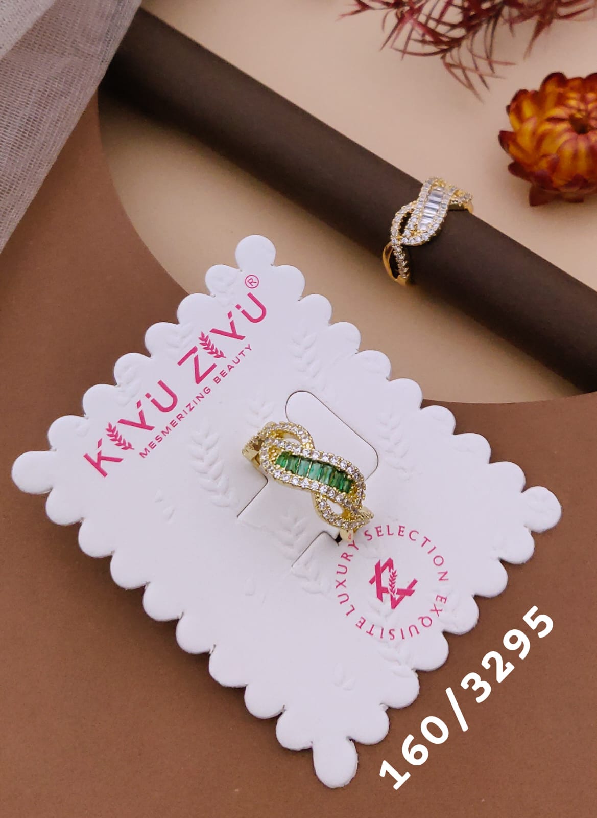 Kiyu ziyu anti tarnished adjustable ring