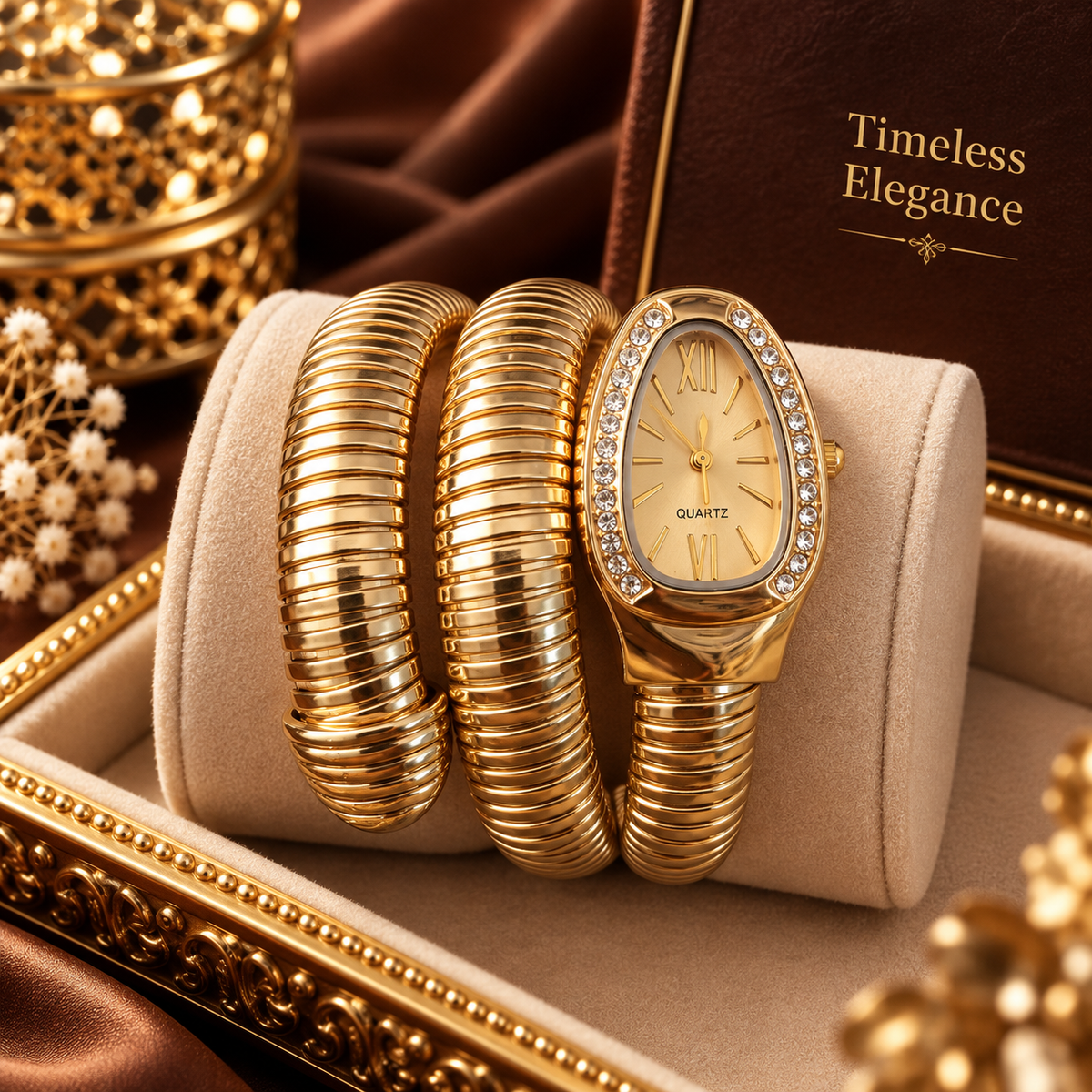 Anti Tarnish Premium snake Watch