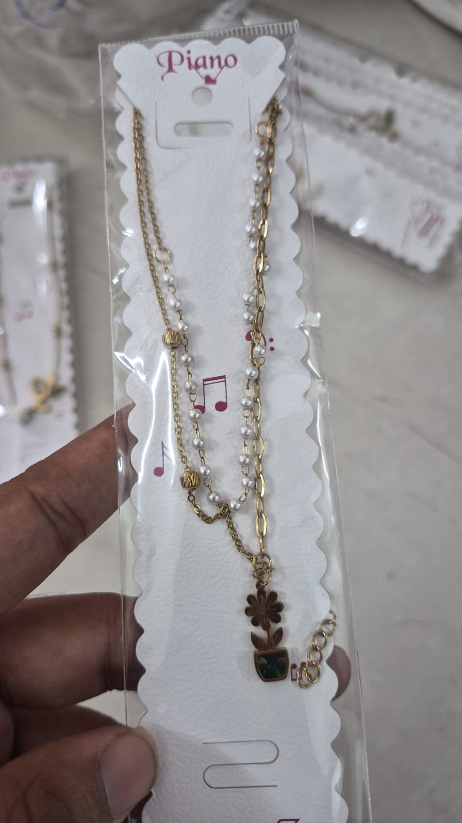 Anti tarnished necklace