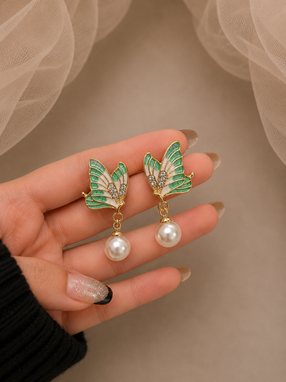Korean Design cute Butterfly Earring