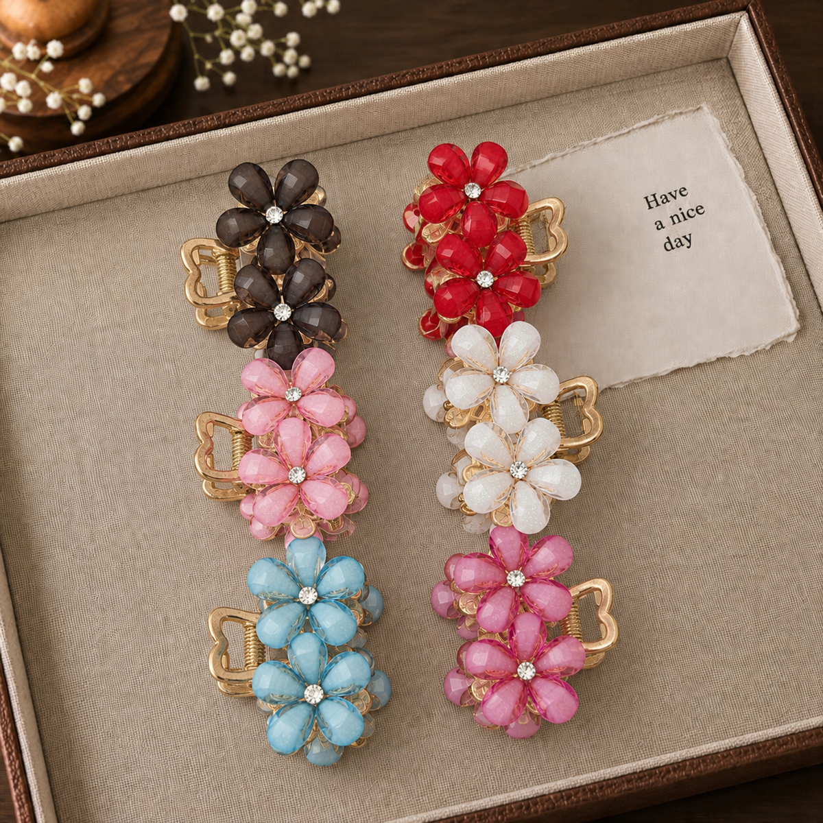 Set of 6 pcs hair metal claw