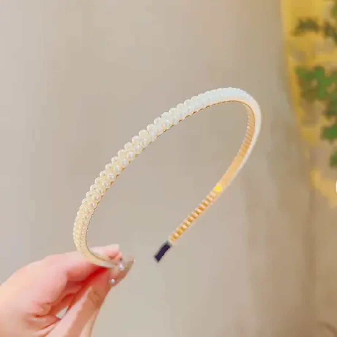 Korean Pearl hair band for women