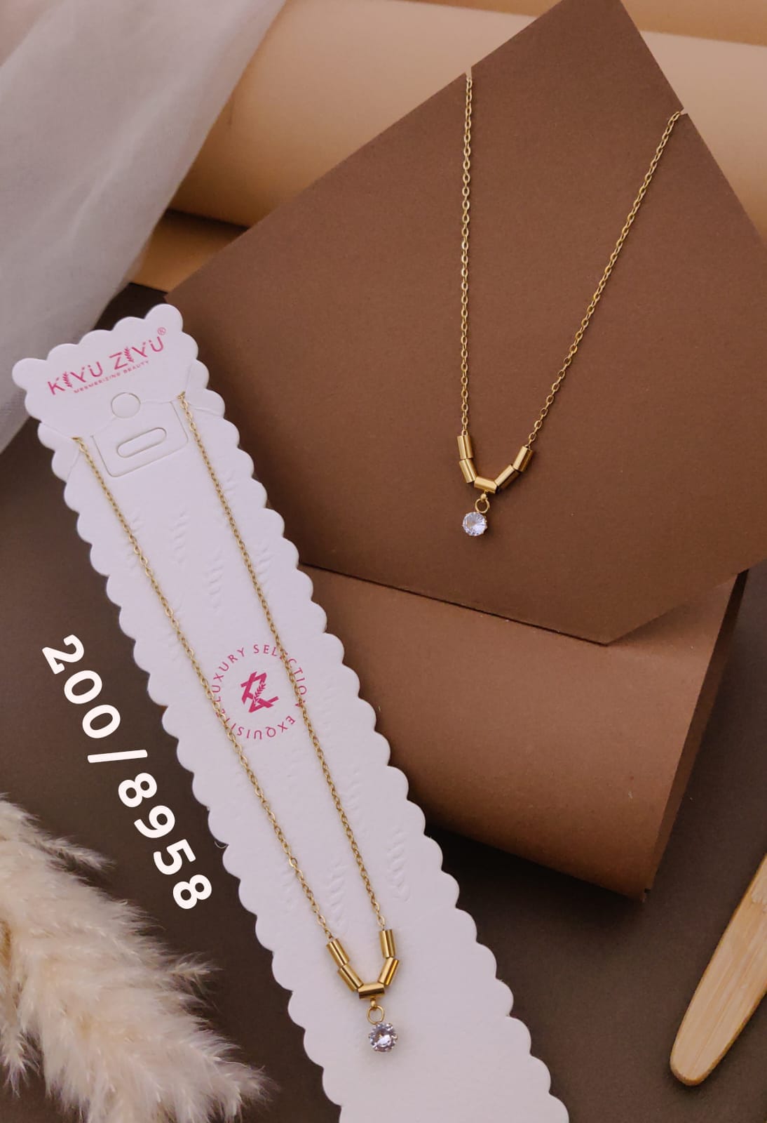 Kiyu ziyu anti tarnished necklace
