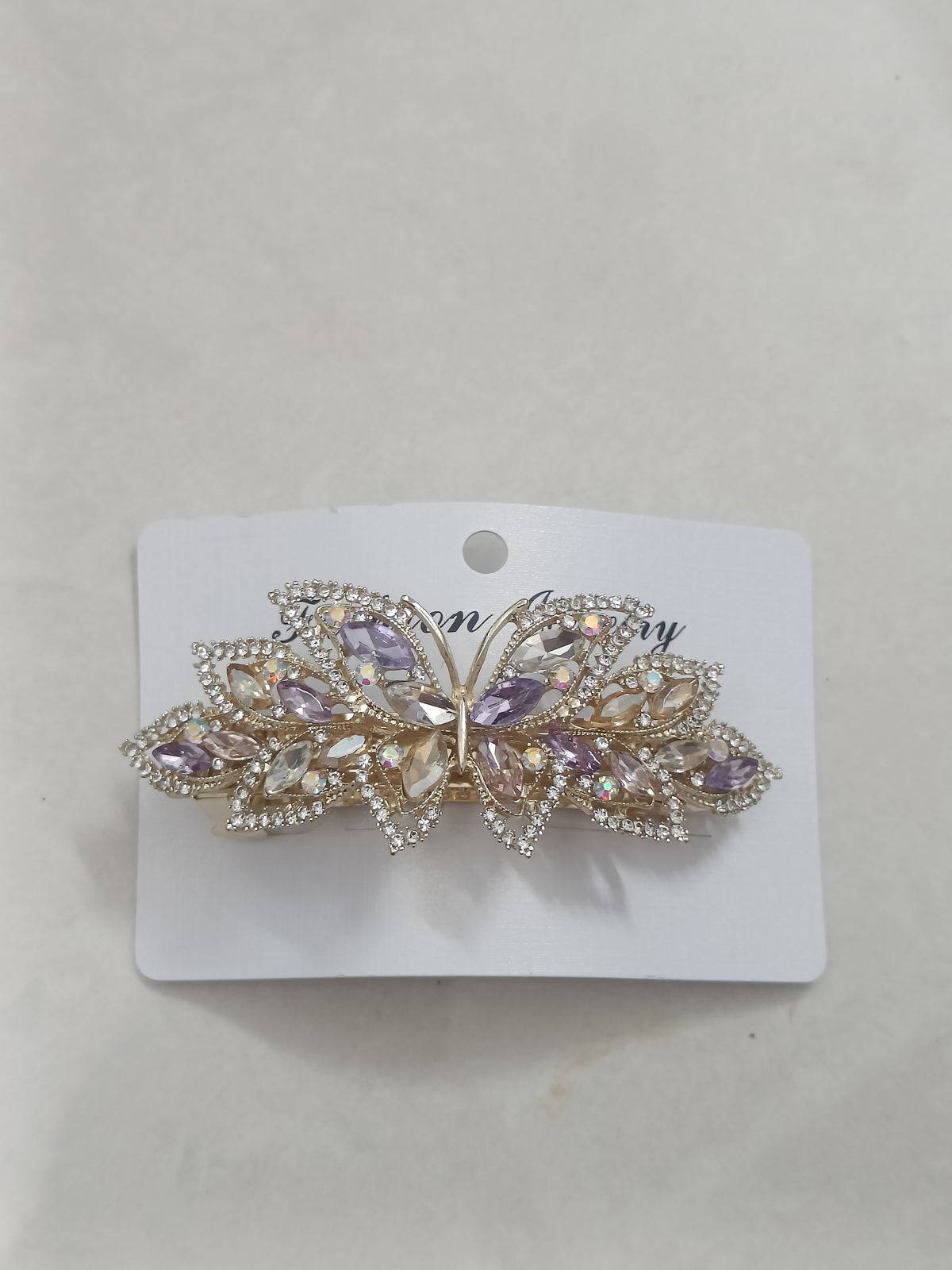 Crystal Butterfly Floral Hair Clutcher